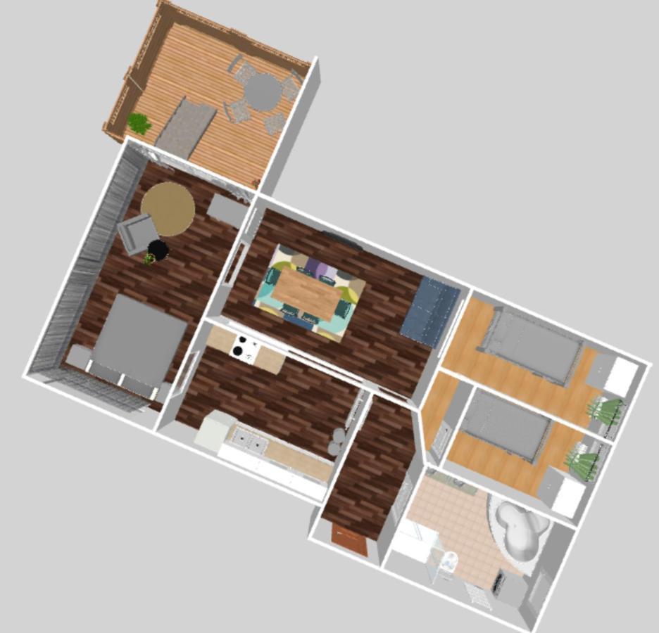 Apartment Humboldt 3 Schlafzimmer,Wifi, Netflix Parken, Terrasse, Klimatisiert, Naehe Zentrum Jena Exteriér fotografie