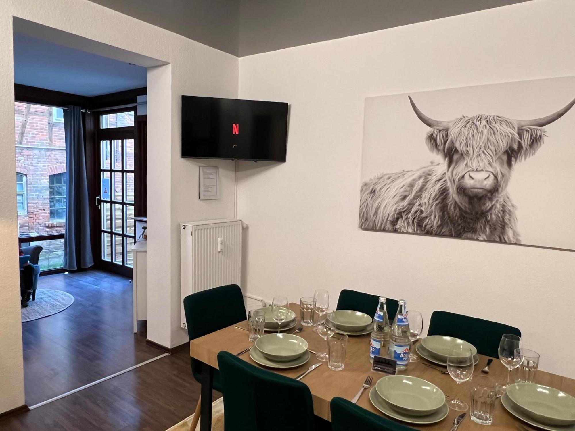 Apartment Humboldt 3 Schlafzimmer,Wifi, Netflix Parken, Terrasse, Klimatisiert, Naehe Zentrum Jena Exteriér fotografie