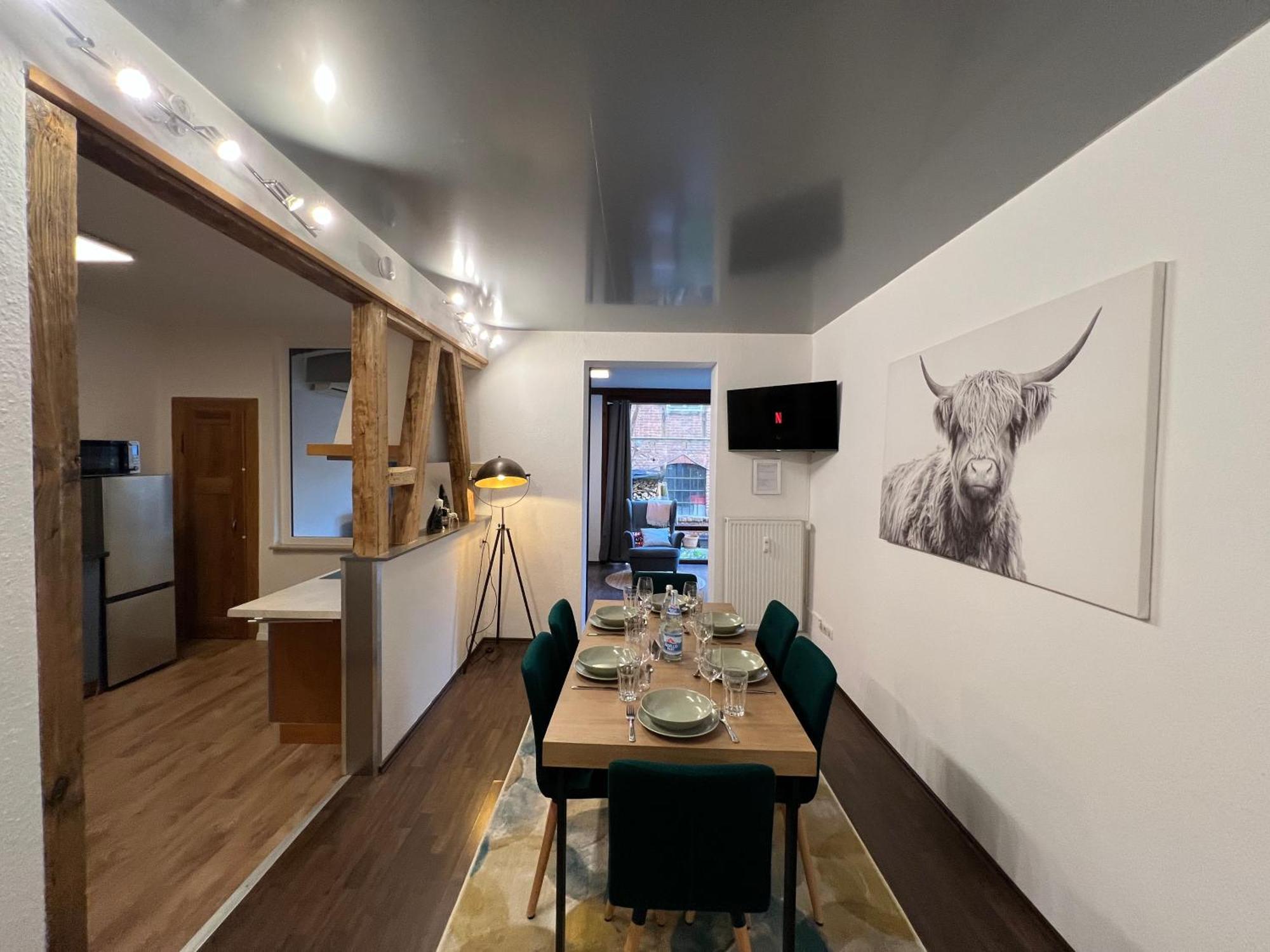 Apartment Humboldt 3 Schlafzimmer,Wifi, Netflix Parken, Terrasse, Klimatisiert, Naehe Zentrum Jena Exteriér fotografie